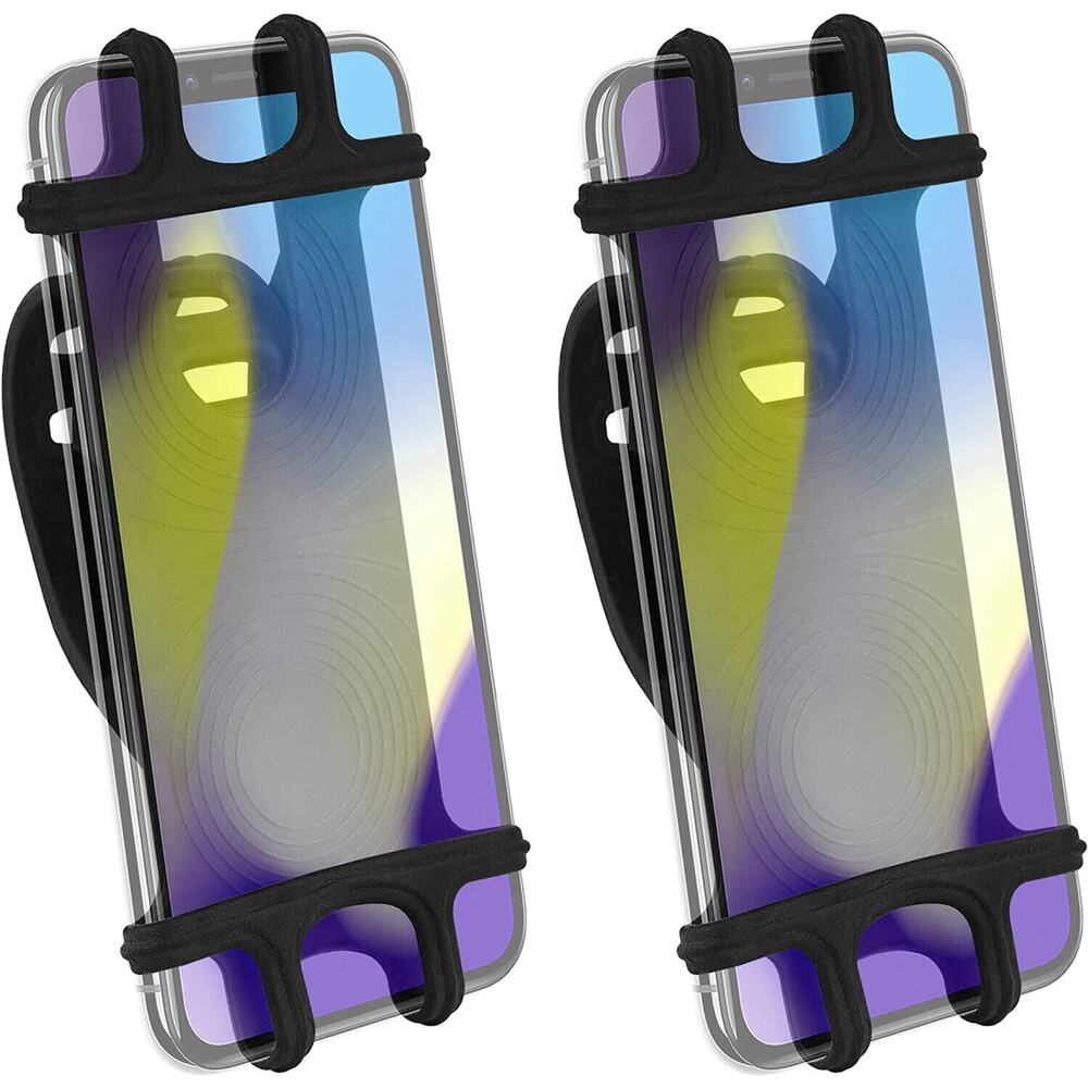 2pk Universal Motorcycle MTB Bike Bicycle Handlebar Mount Holder Cell Phone GPS